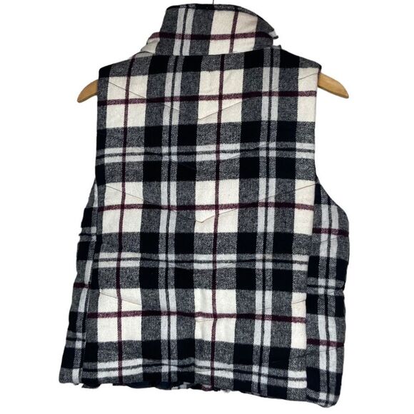 Vanilla Bay thick plaid vest size Medium - Picture 3 of 5